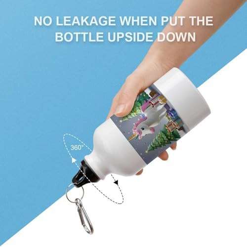 400ml Aluminum Sports Water Bottle Horse Jewelry Printed Large — photo 3