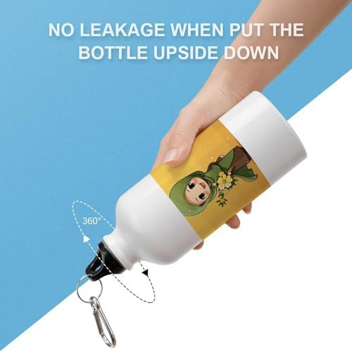 600ml Aluminum Sports Water Bottle Cartoon Muslim Girl Printed — photo 3