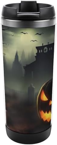 Halloween horror insulated stainless steel travel mug