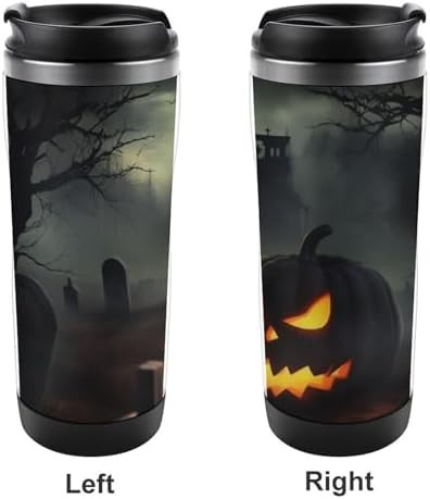 Halloween horror insulated stainless steel travel mug — photo 4