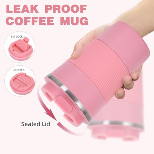Stainless Steel Insulated Travel Mug 2 Pack — photo 4