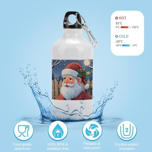 Aluminum travel tumbler with Santa Claus print — photo 4