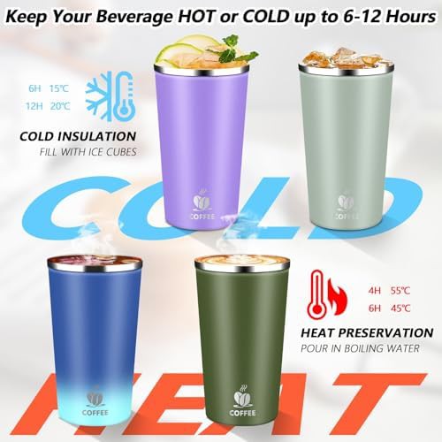 Qemauua agave green 17 oz travel tumbler — photo 3