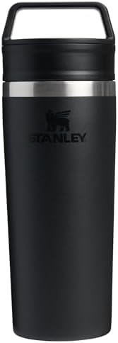 Black cafe to go travel mug 16 oz