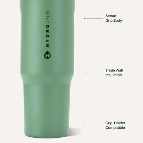 HydroJug Sport 40 oz Insulated Water Bottle Sage — photo 3