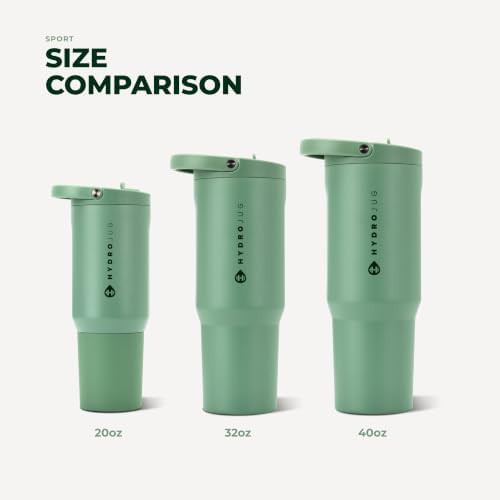 HydroJug Sport 40 oz Insulated Water Bottle Sage — photo 5
