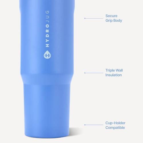 HydroJug Sport 40 oz Insulated Water Bottle Light Blue — photo 3