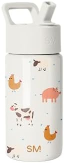 Farm animals pattern kids bottle 14 oz