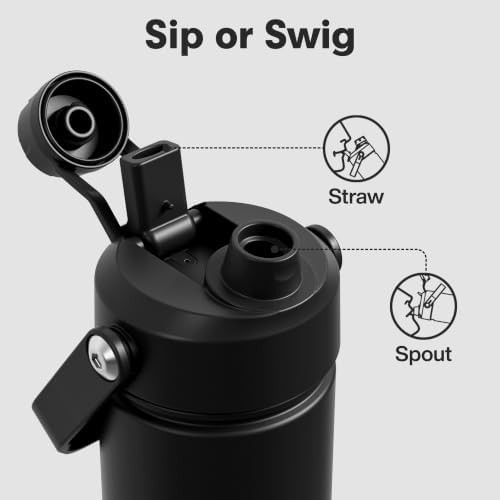 Black Night Stainless Steel Sports Bottle 26 oz — photo 3