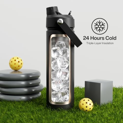 Black Night Stainless Steel Sports Bottle 26 oz — photo 4