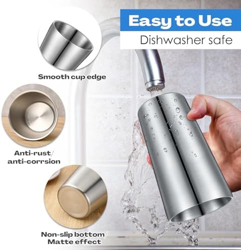 Silver Stainless Steel Insulated Tumbler Eight Pack — photo 4
