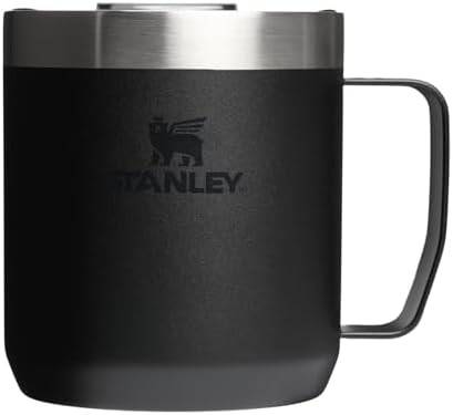 Black everyday camp mug 12 oz
