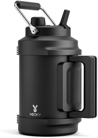 Night Black 1 Gallon Insulated Water Jug