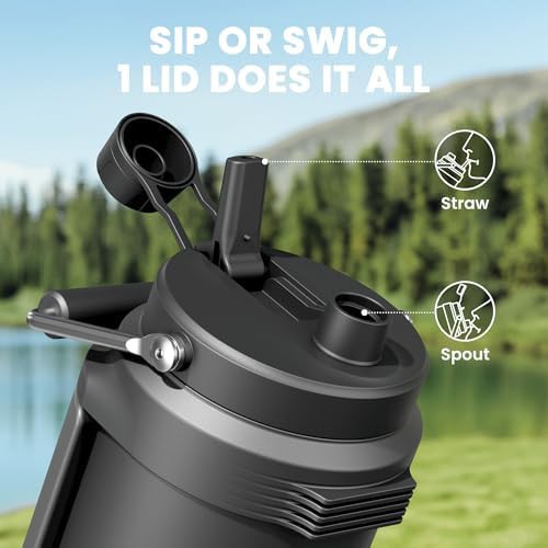 Night Black 64 oz Vacuum Water Jug — photo 4