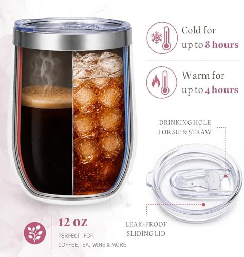 Floral Patterned Insulated Wine Tumbler — photo 3