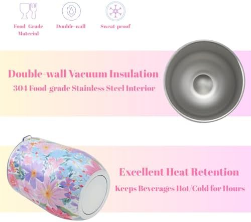 Floral Patterned Insulated Wine Tumbler — photo 5