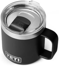Black 10 oz ceramic lined stackable mug — photo 3