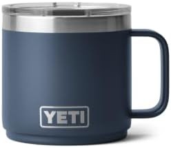 Navy 14 oz ceramic lined stackable mug
