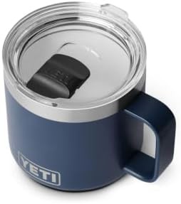 Navy 14 oz ceramic lined stackable mug — photo 3