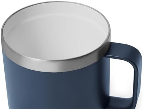 Navy 14 oz ceramic lined stackable mug — photo 5