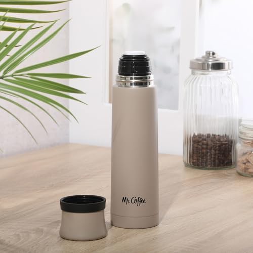 Silverleaf thermal travel mug in taupe — photo 4