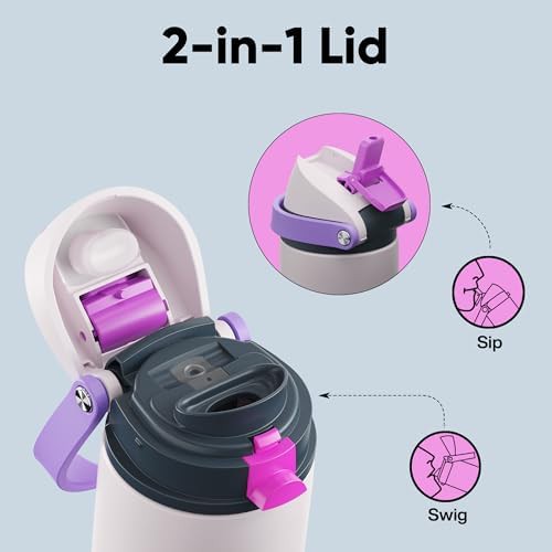 Oyster Pink Push Button Lid Bottle 24 oz — photo 3