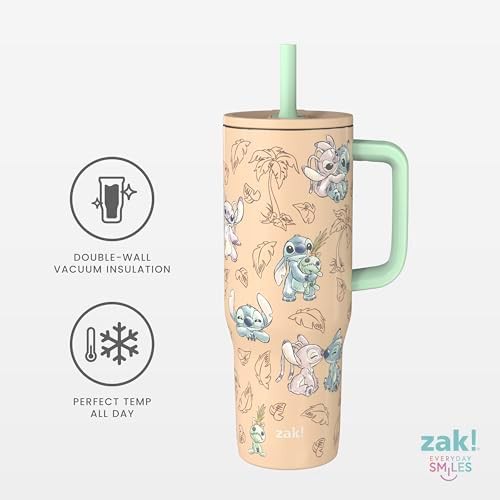 Stitch themed spill proof stainless tumbler — photo 5