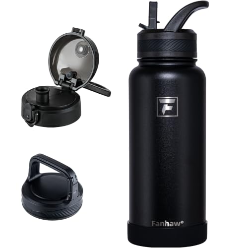 32 oz Insulated Water Bottle – Portable Stainless Steel Flask with