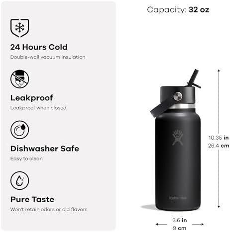 Supernova purple wide mouth insulated water bottle — photo 4