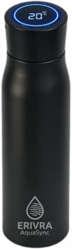 Smart self cleaning water bottle with UV-C