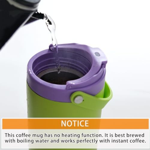 Orange Electric Portable Coffee Maker Mug — photo 3