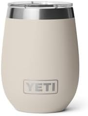 Cape taupe 10 oz ceramic wine tumbler