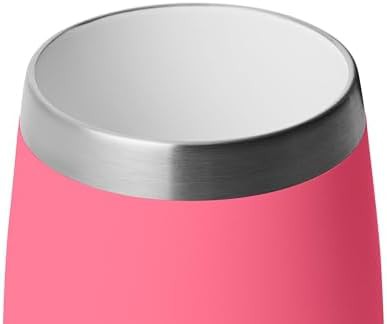 Tropical pink 10 oz ceramic wine tumbler — photo 3