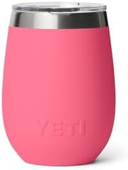 Tropical pink 10 oz ceramic wine tumbler — photo 4