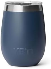 Navy 10 oz ceramic wine tumbler — photo 4