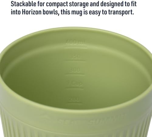 Horizon insulated camp mug in tarragon 16 oz — photo 4