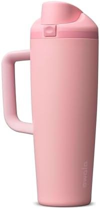 Rose quartz stainless steel tumbler 30 oz