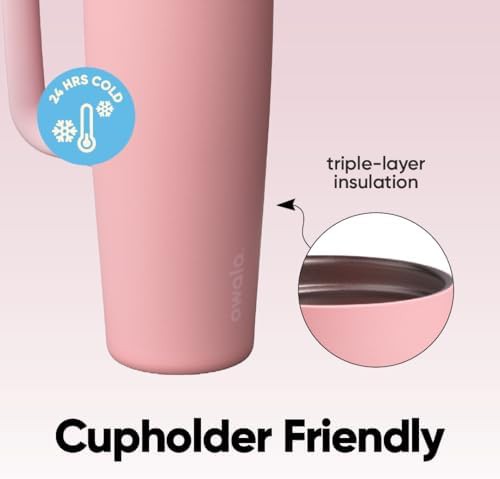 Rose quartz stainless steel tumbler 30 oz — photo 4