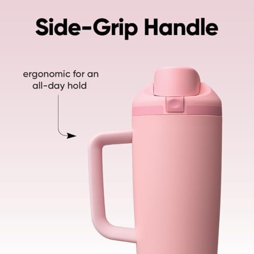 Rose quartz stainless steel tumbler 30 oz — photo 5