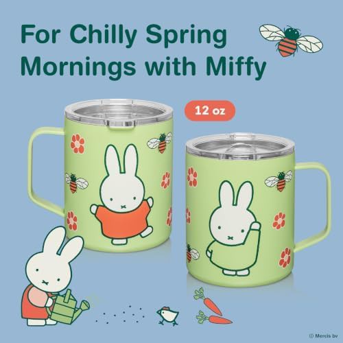Miffy Stainless Steel Green Camp Mug — photo 2