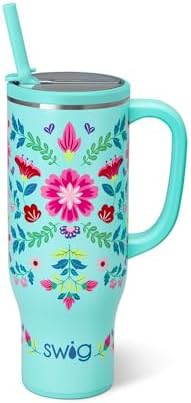 Flora Azul 30oz Leakproof To-Go Tumbler